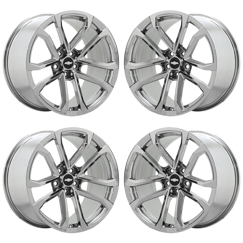20" Chevrolet Camaro ZL1 Bright Chrome wheels rims Factory 5547 5548 EXCHANGE